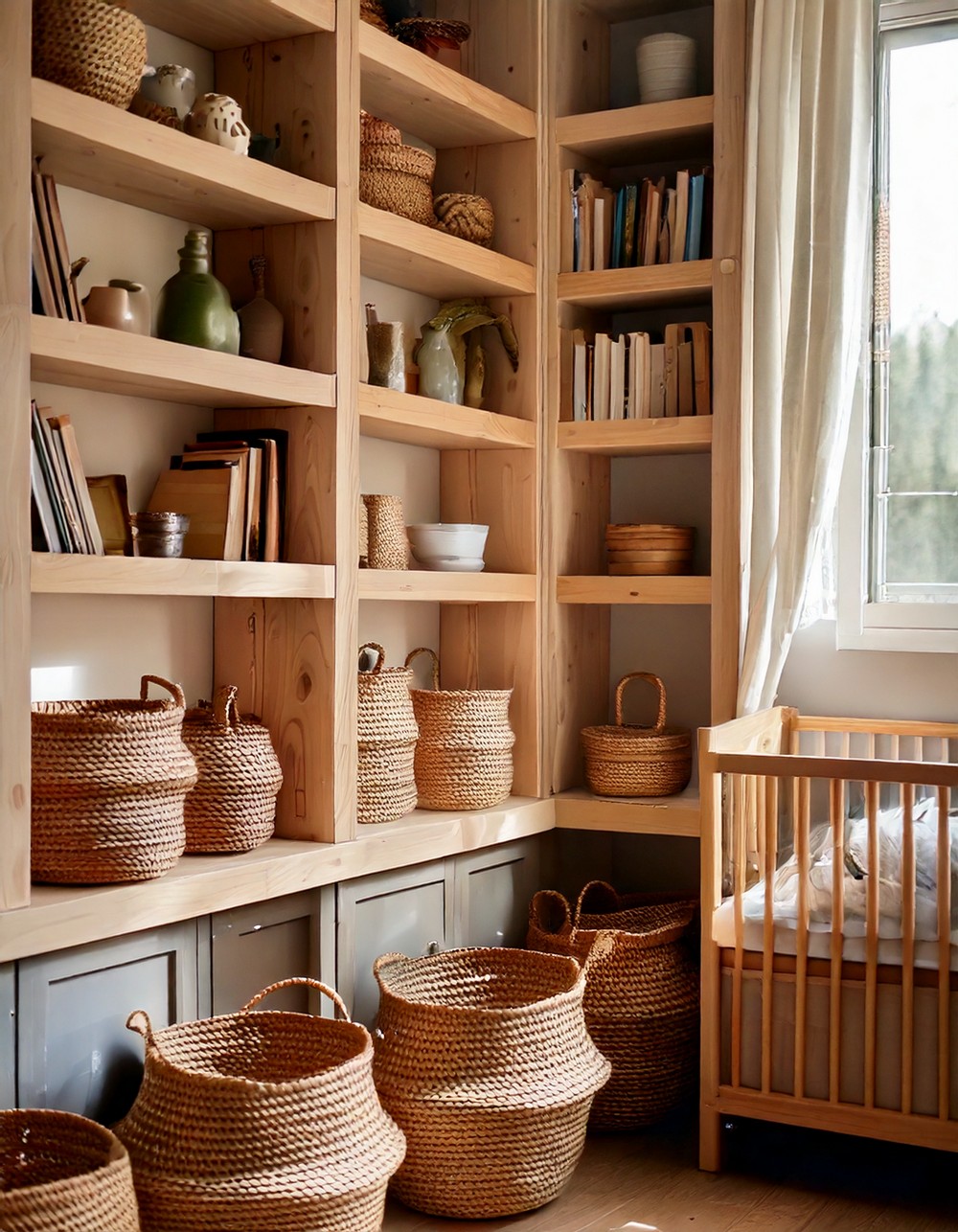 Adding Storage with Built-In Shelving Units