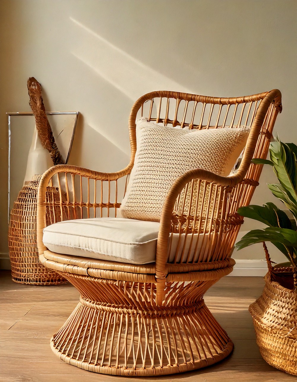 Wicker and Rattan Chairs for a Natural and Coastal Vibe