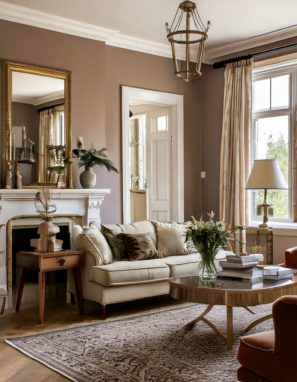Transitional Living Room Paint Colors That Bridge Old and New