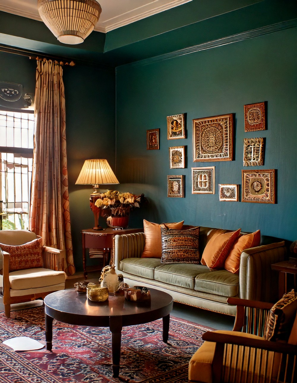 Indian Living Room Color Ideas Inspired by Heritage and Hue