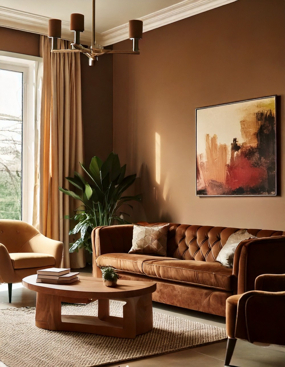 Living Room Paint Colors to Match Brown Furniture Perfectly