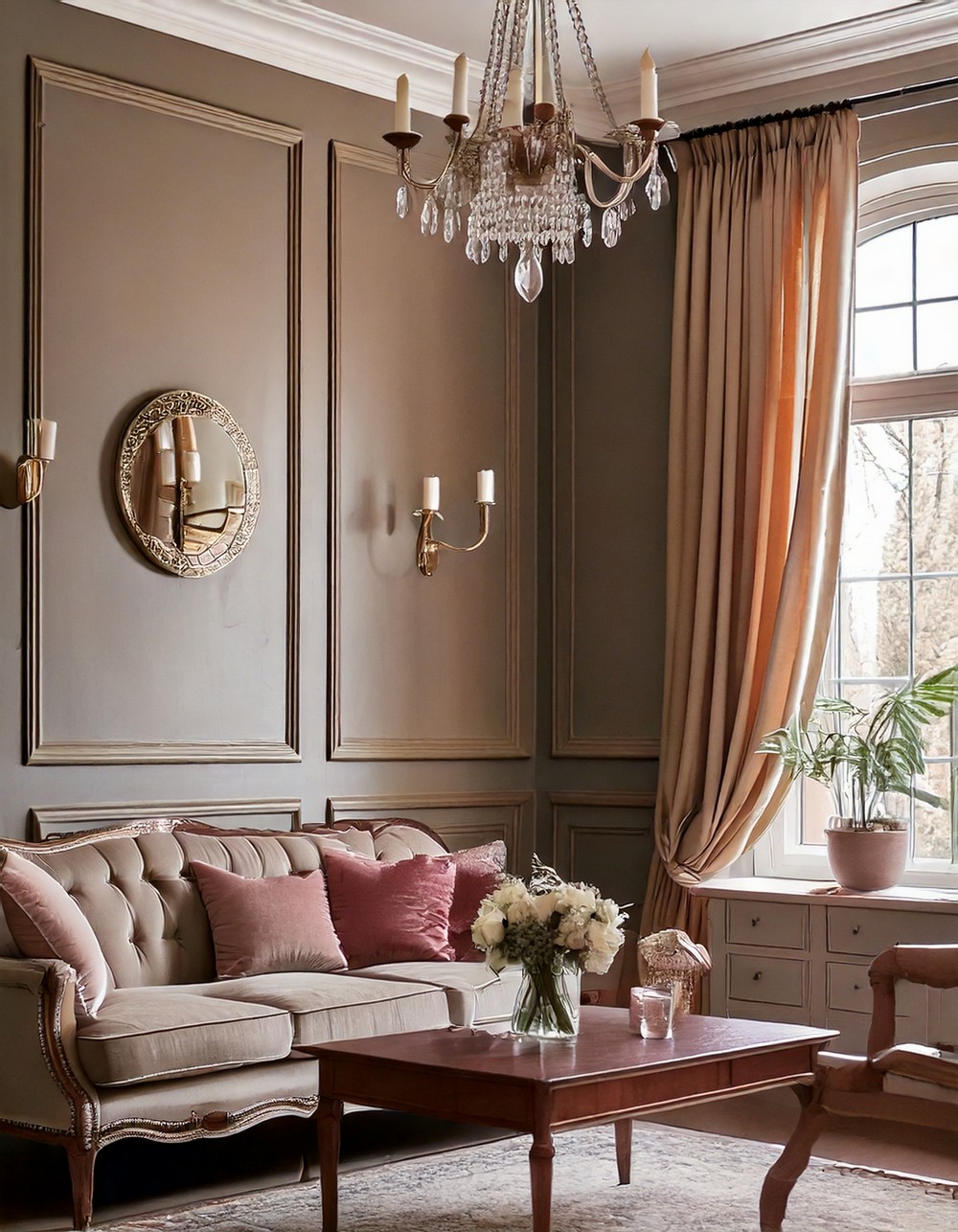 Chalk Paint Colors for a Vintage Living Room Makeover