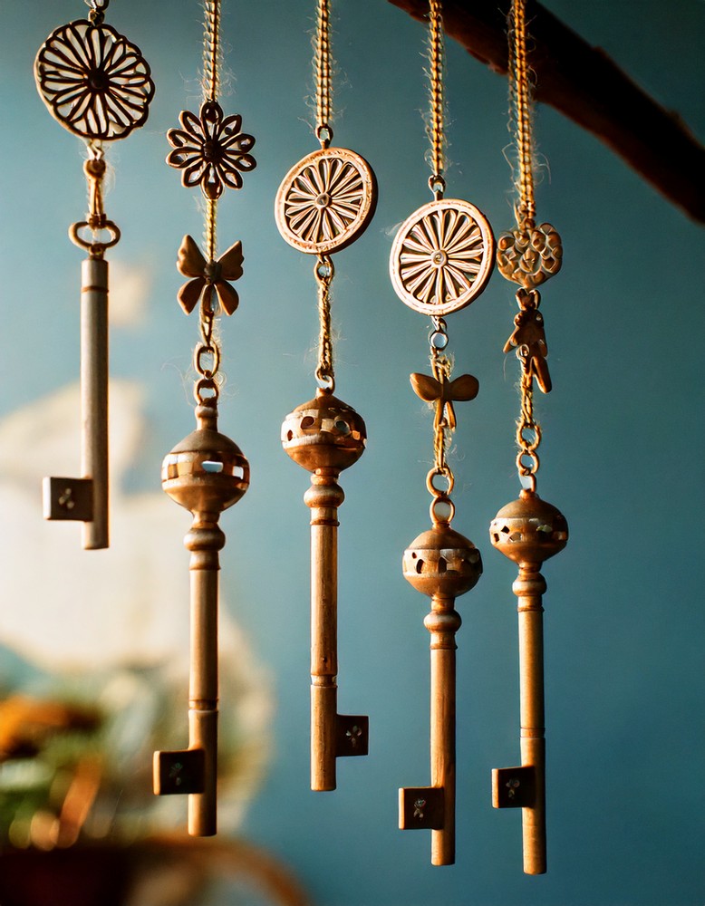 Key Wind Chime Art Project