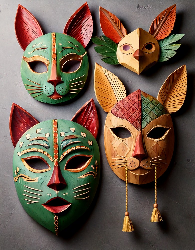 Newspaper Papier-Mâché Mask