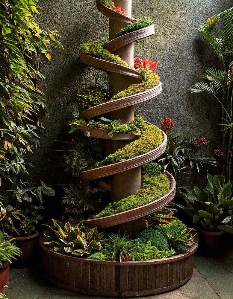 Spice Spiral for Growing Spices