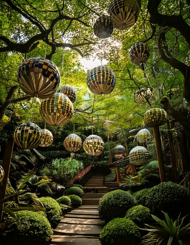 Japanese Inspired Hanging Garden