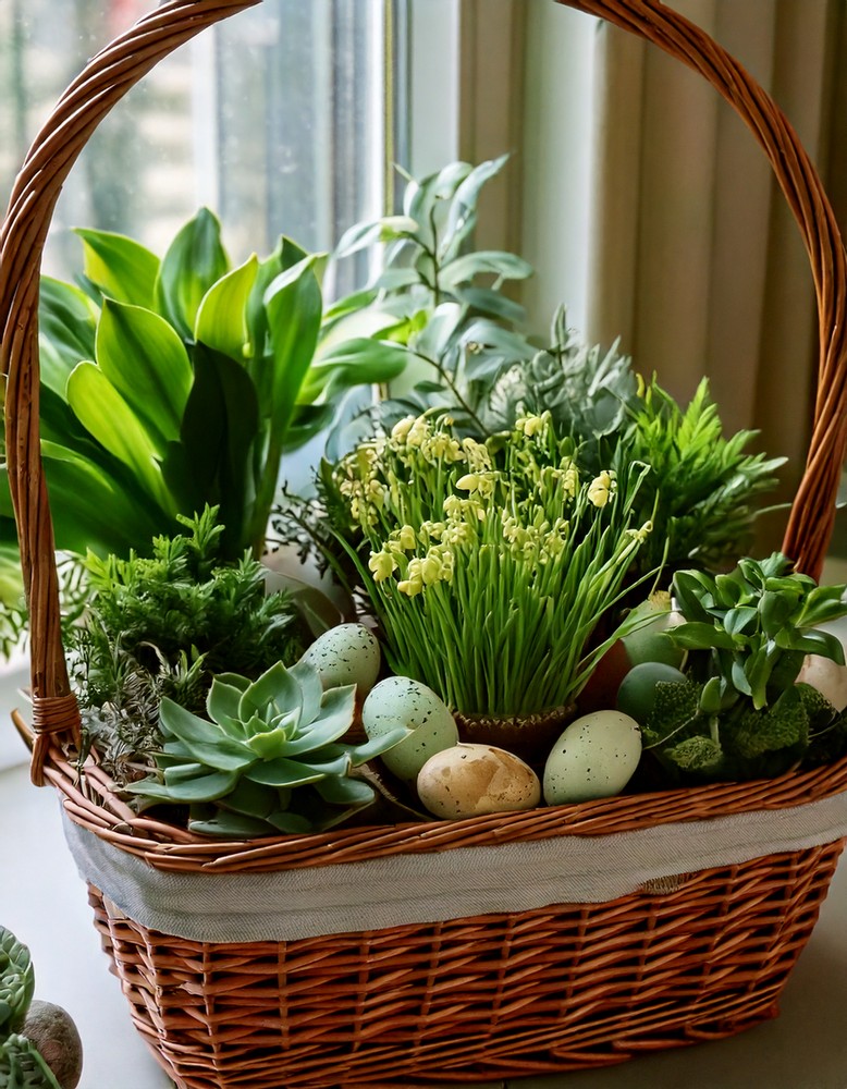 Herb Garden Easter Basket