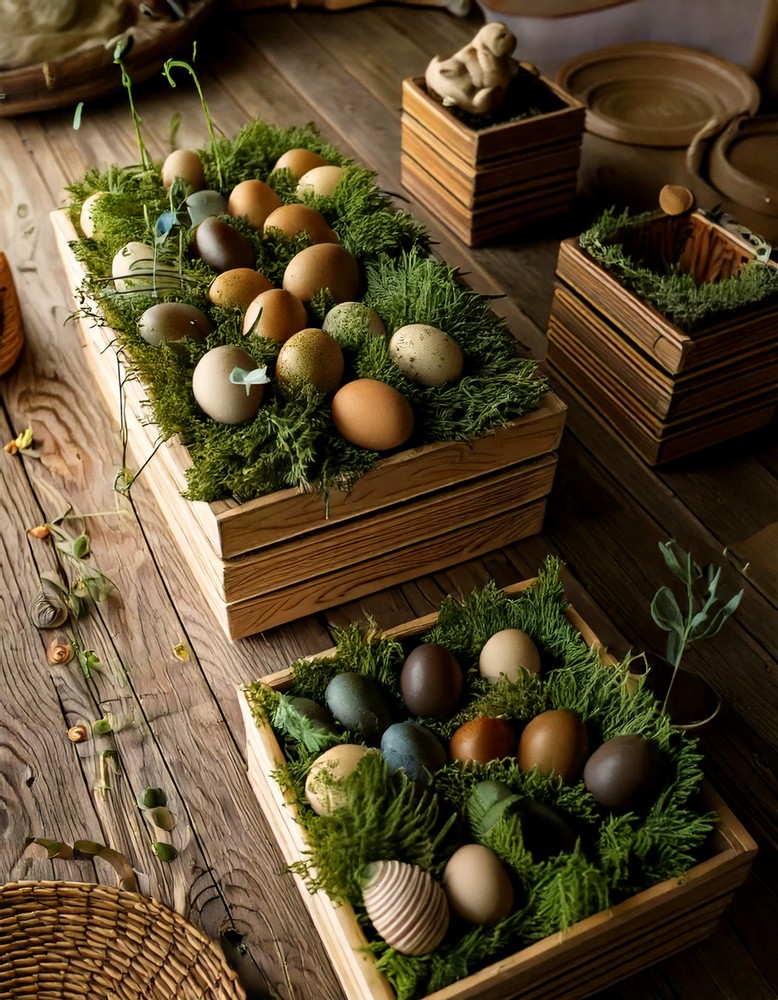 Eco-Friendly Easter Centerpiece