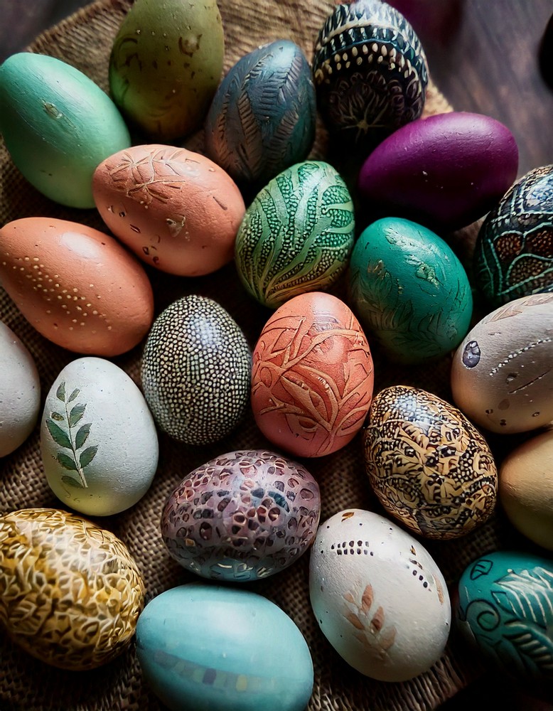 Eco-Friendly Crochet Easter Eggs