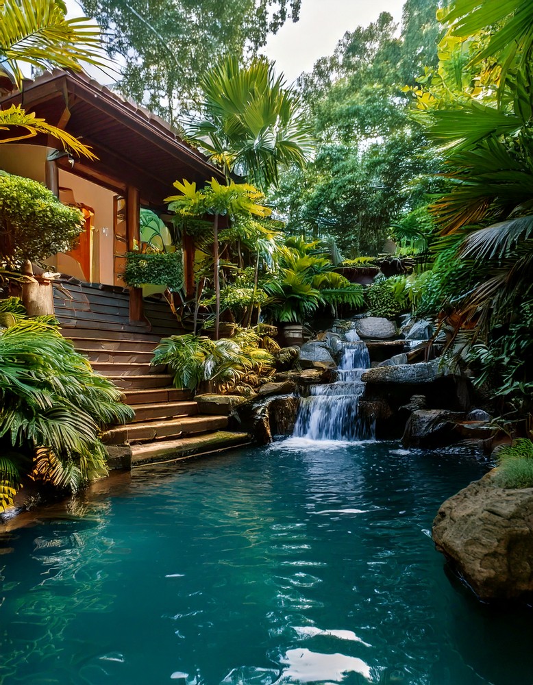 Enchanting Grottos Along the Stream