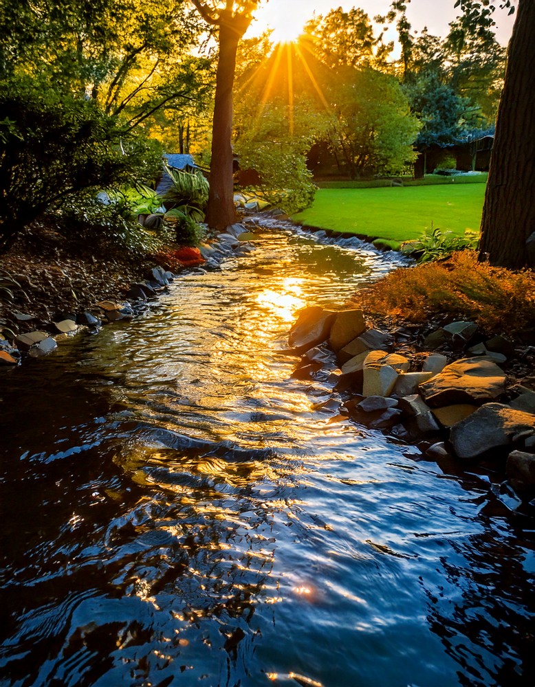 Glowing Nighttime Stream Transformations