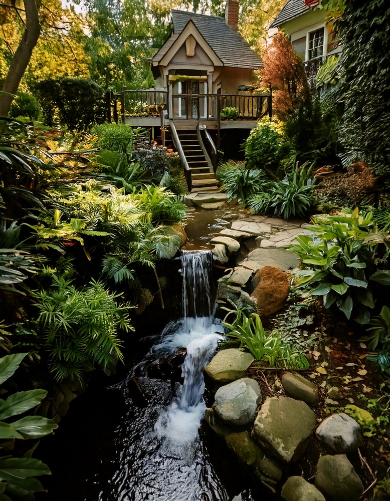 Enchanting Backyard Stream Fairyland