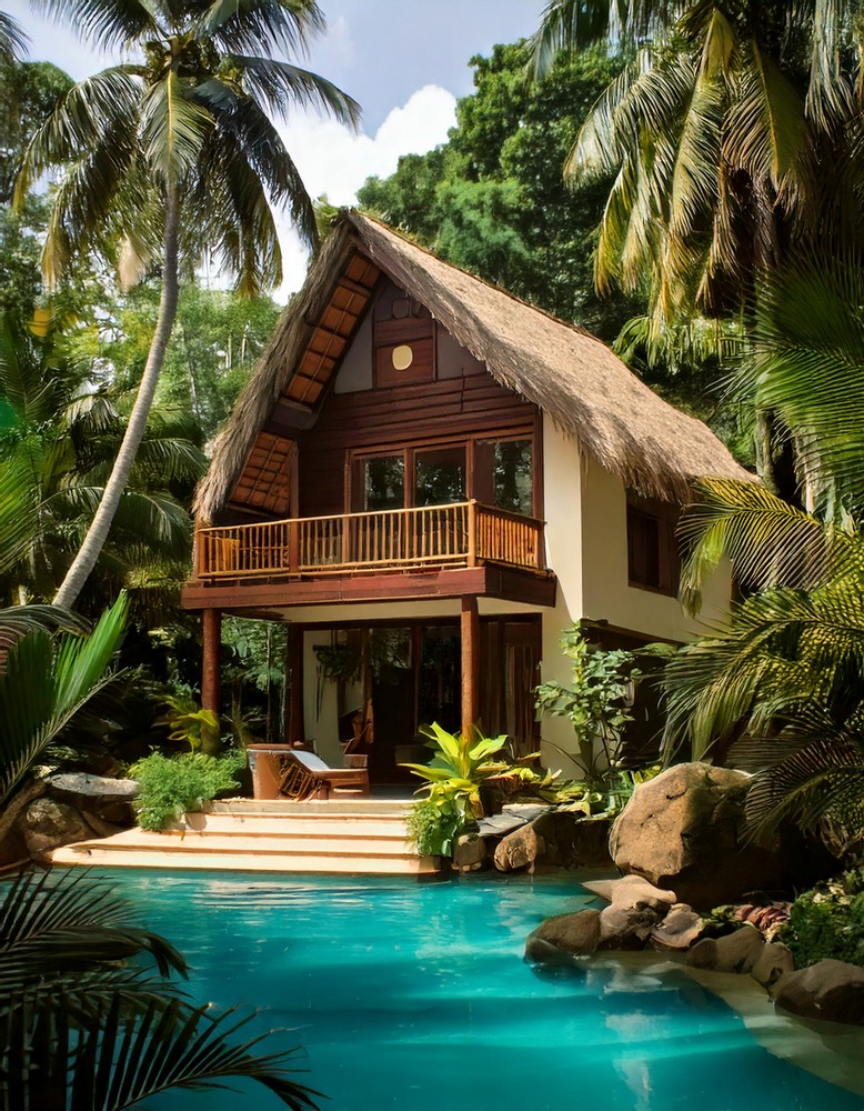 Relaxed Tropical Bungalow Designs