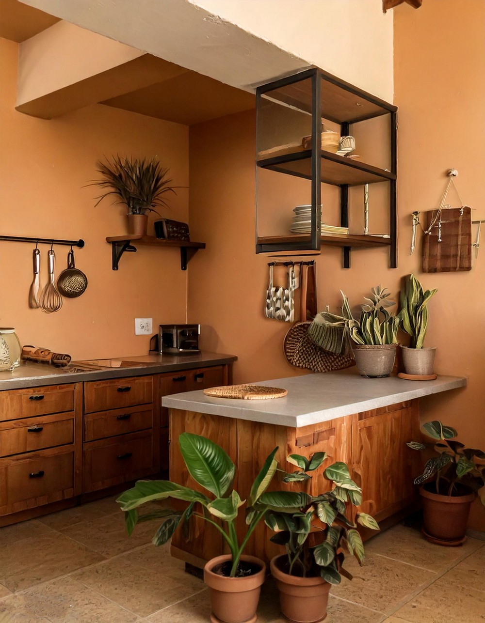 Terracotta Tones Shelving
