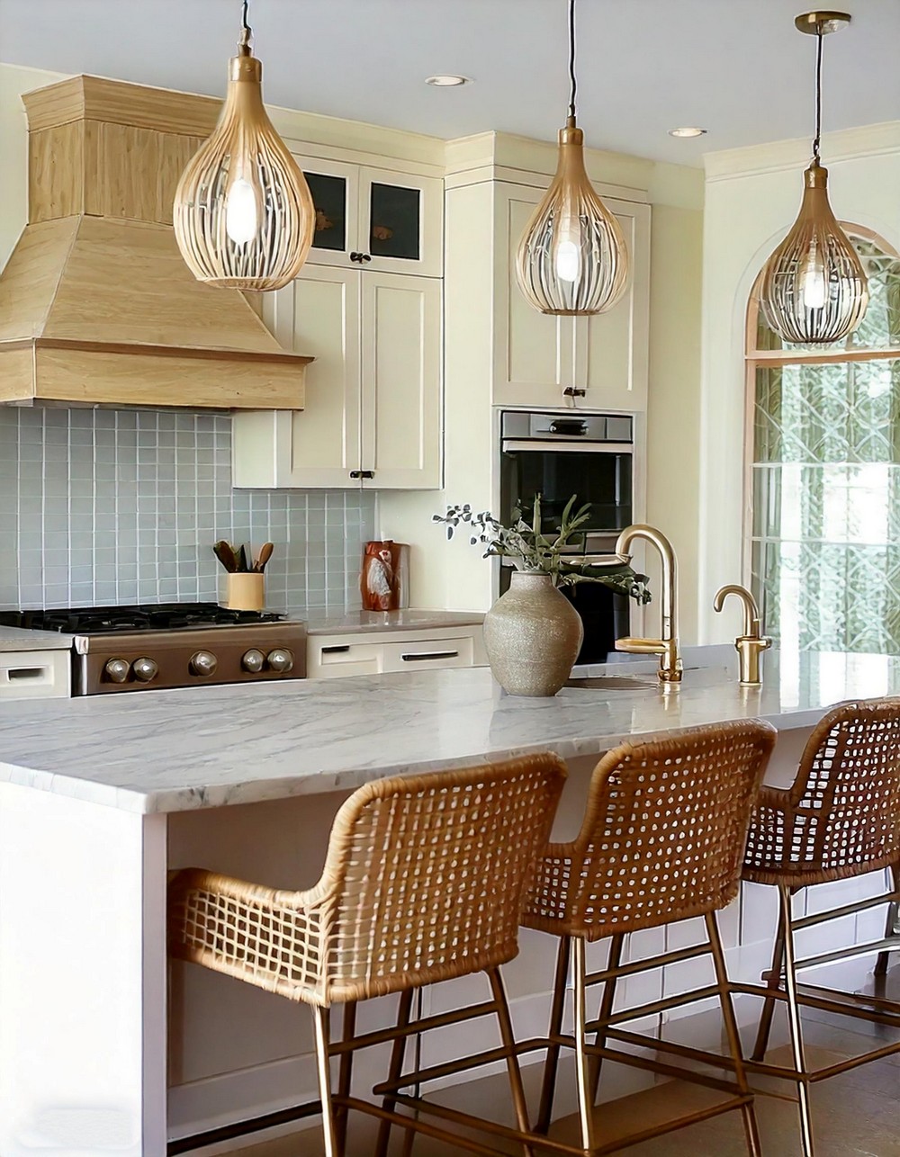 Seaside Serenity: Coastal-Inspired Cream Kitchens