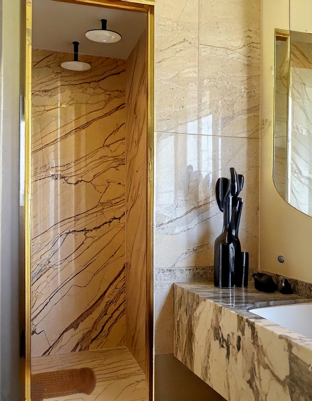 Luxe Marble Shower Surround