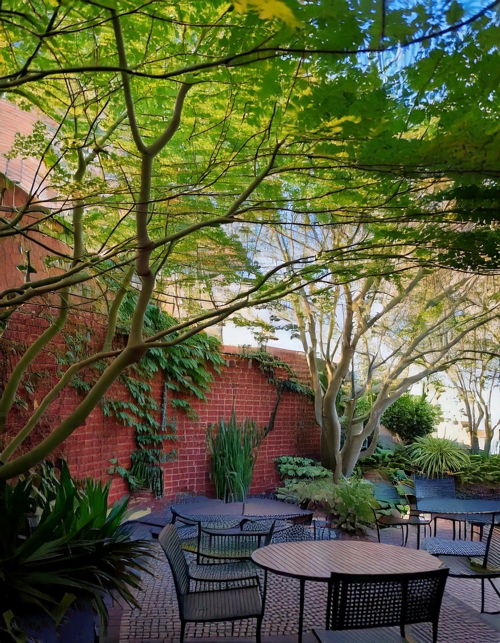 Enchanting Garden Bistro Patio