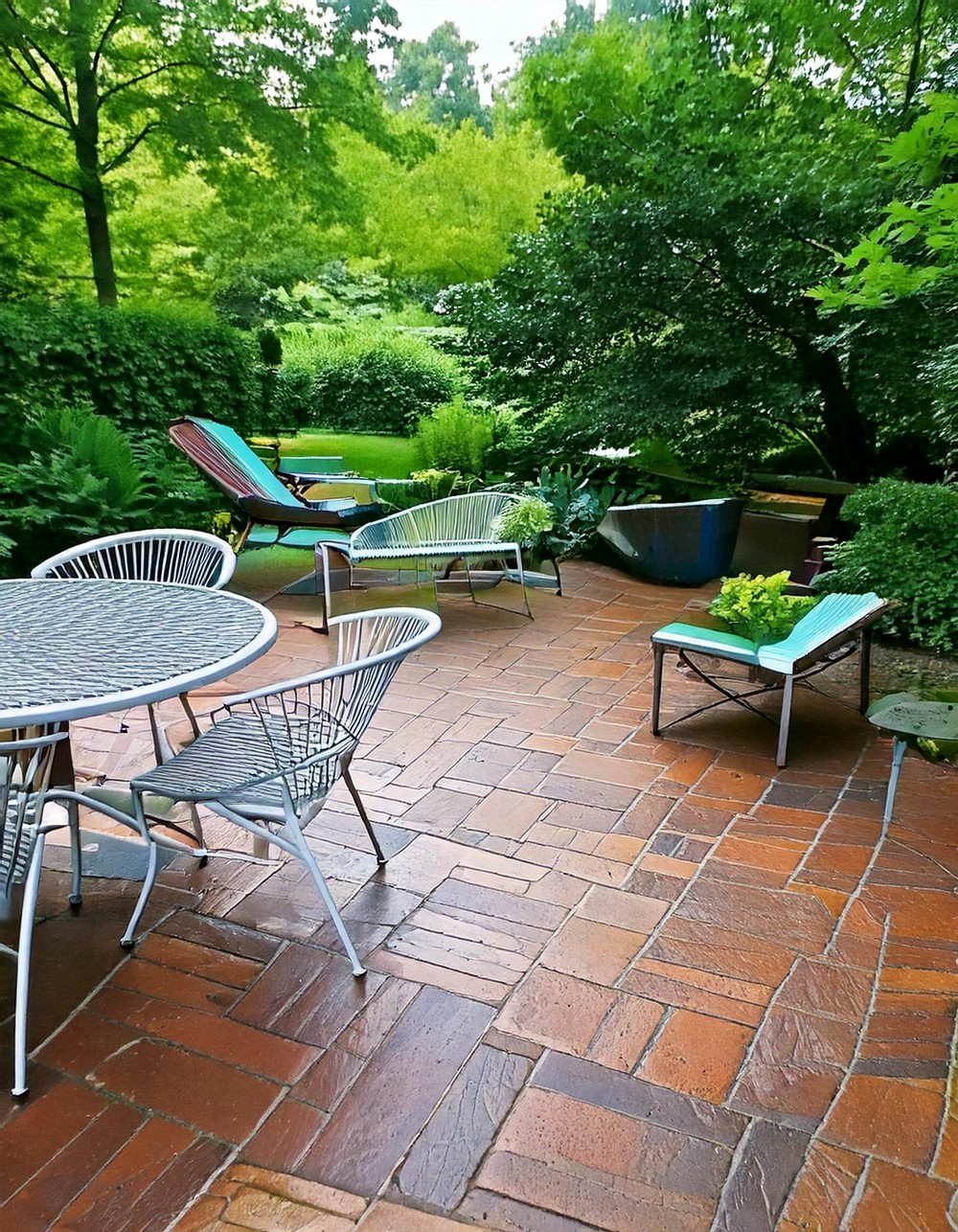 Classic Iron Patio Set