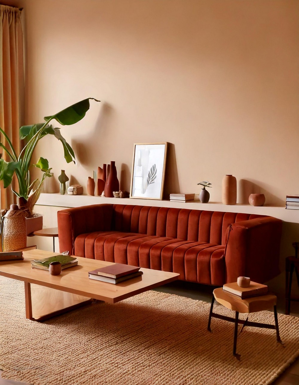 Sleek and Cozy Contrast