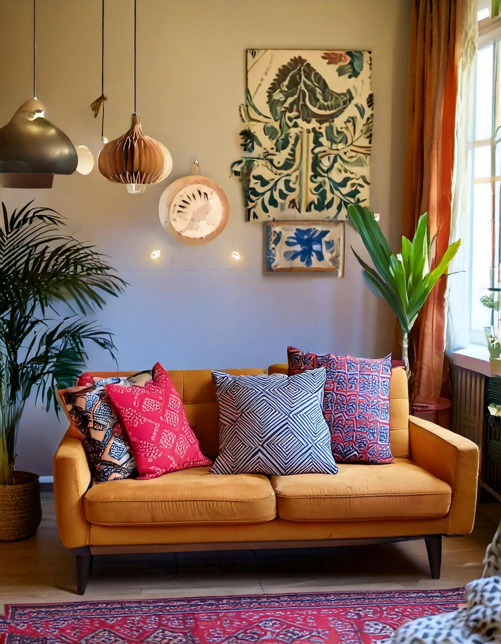 Soft Stylish Funky Living Room