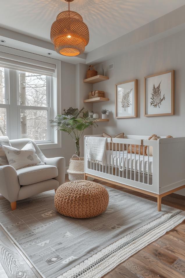 Scandinavian Minimalist Nursery