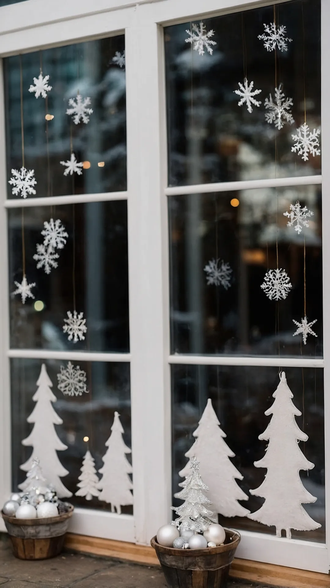 Paper Snowflake Wonderland