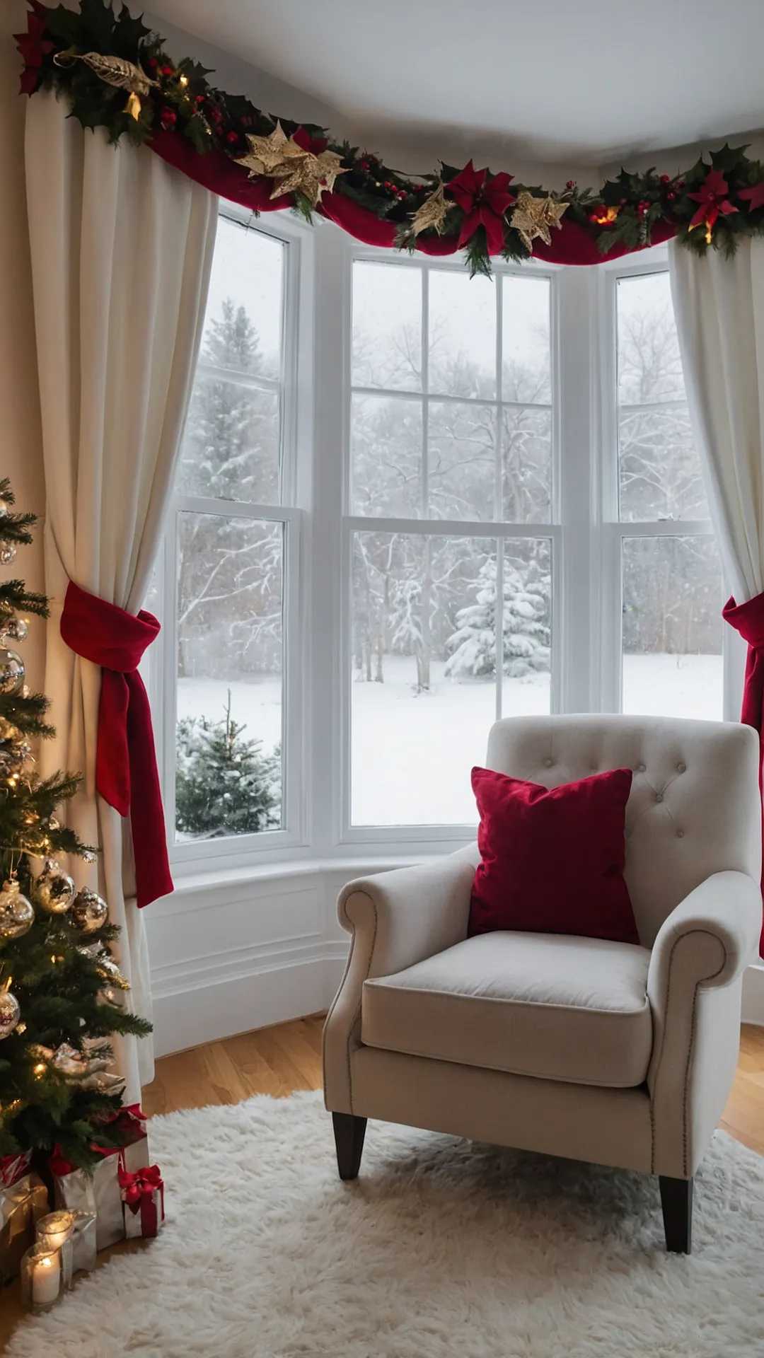 Cozy Corner with Festive Flair