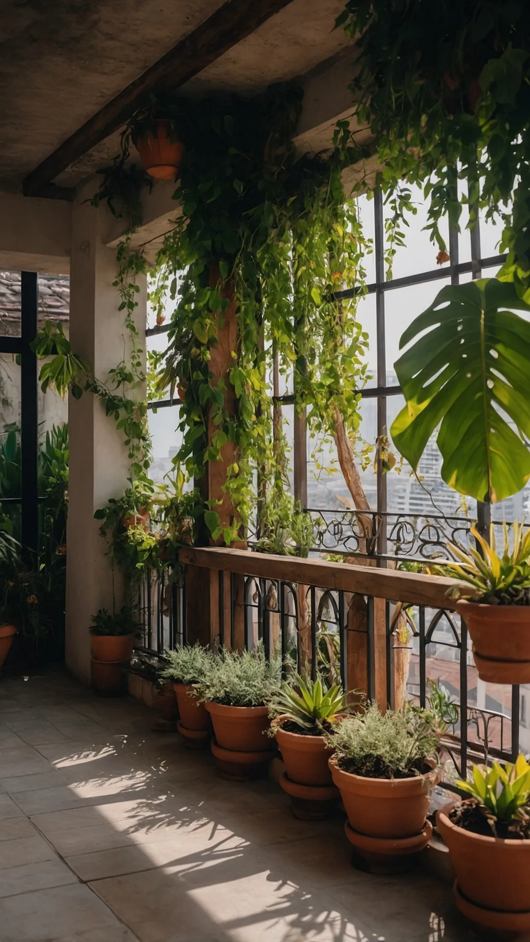 Lush Balcony Makeover