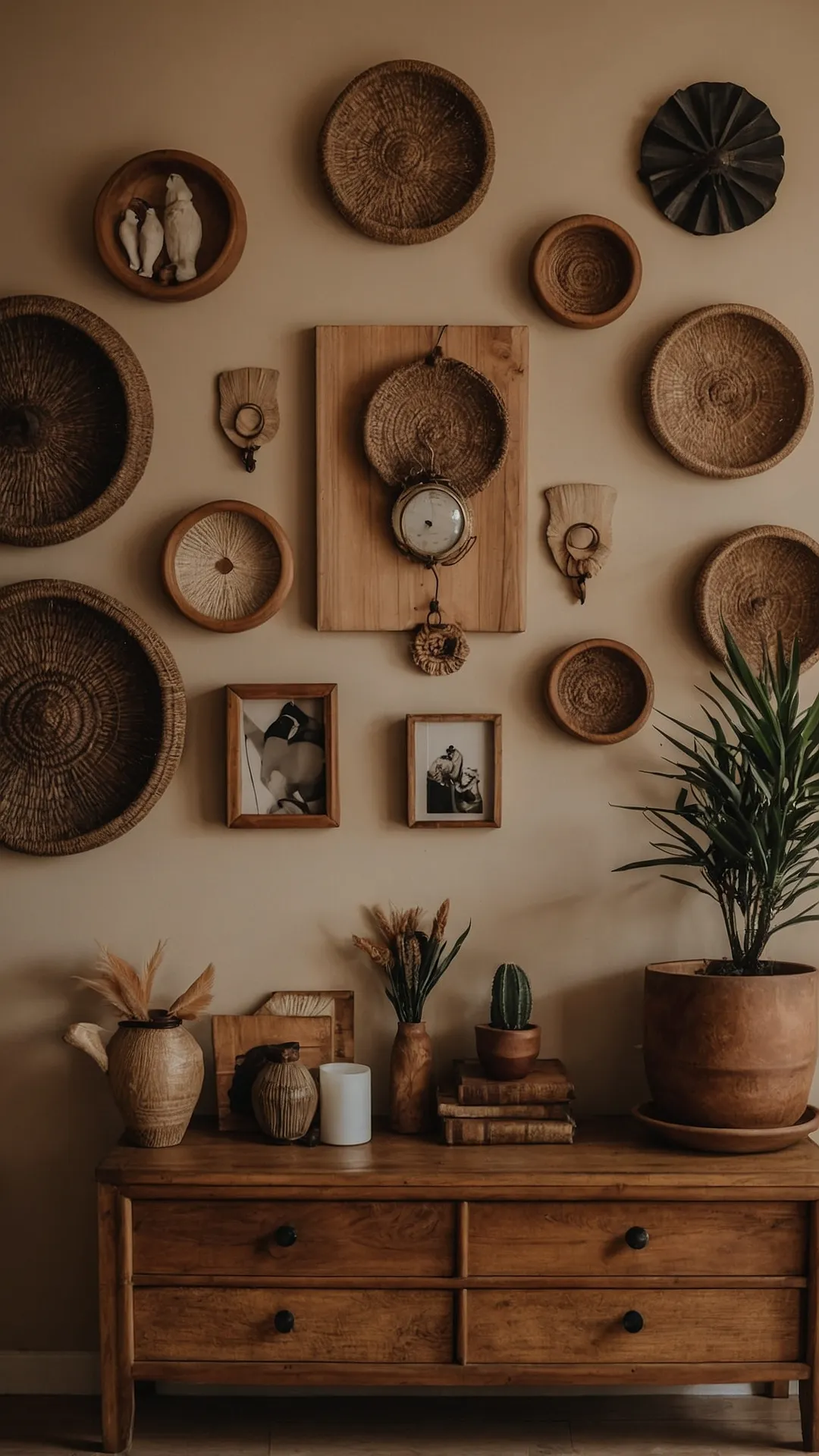 Textured Basket Wall