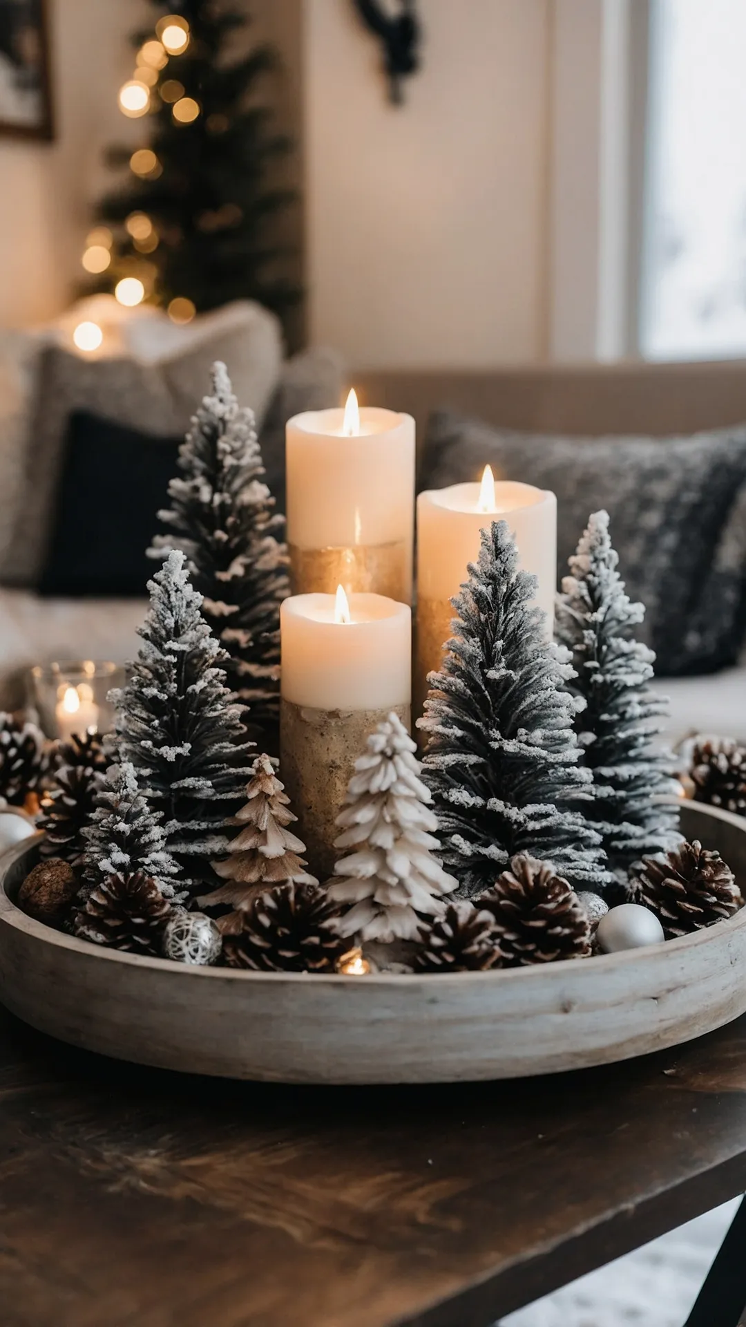 Enchanting Winter Centerpiece