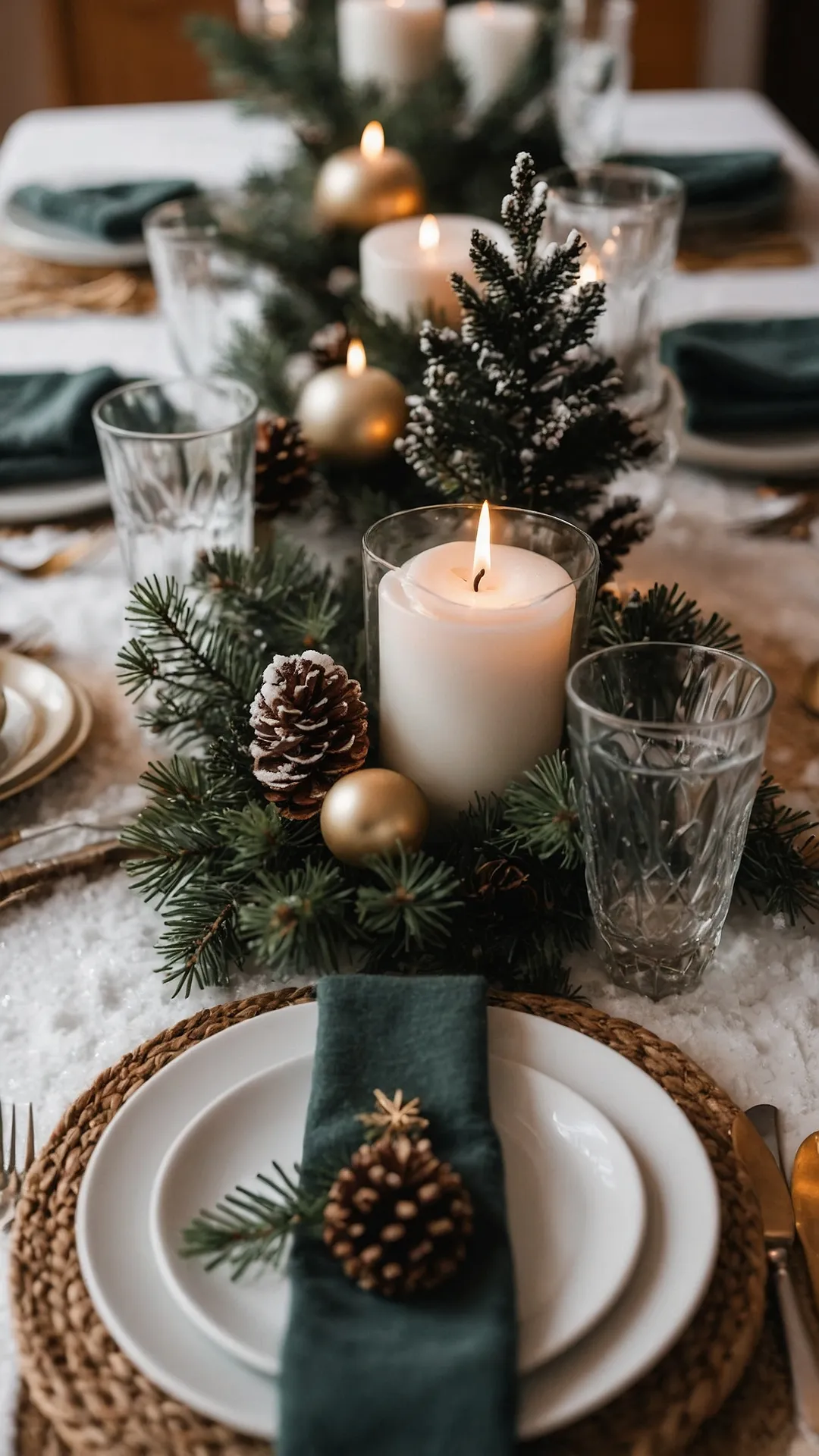 Rustic Winter Table Charm