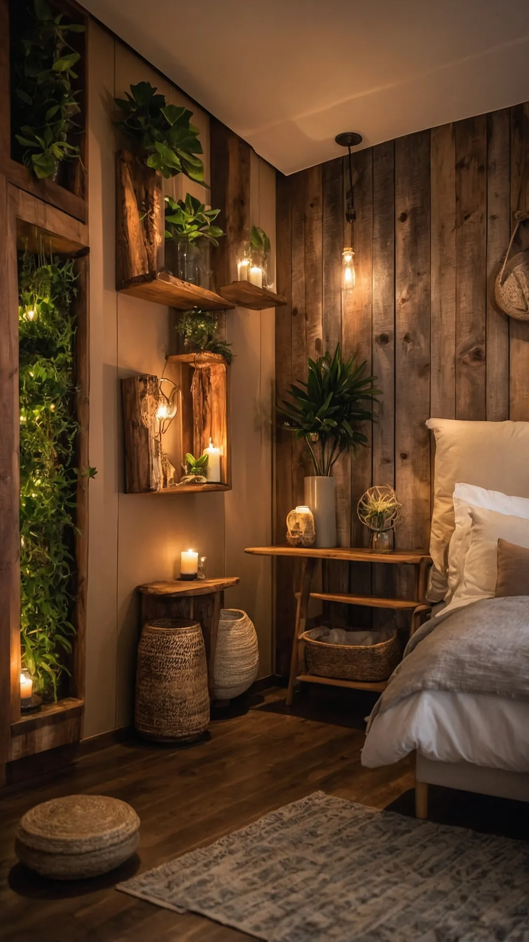 Nature-Inspired Bedroom Oasis