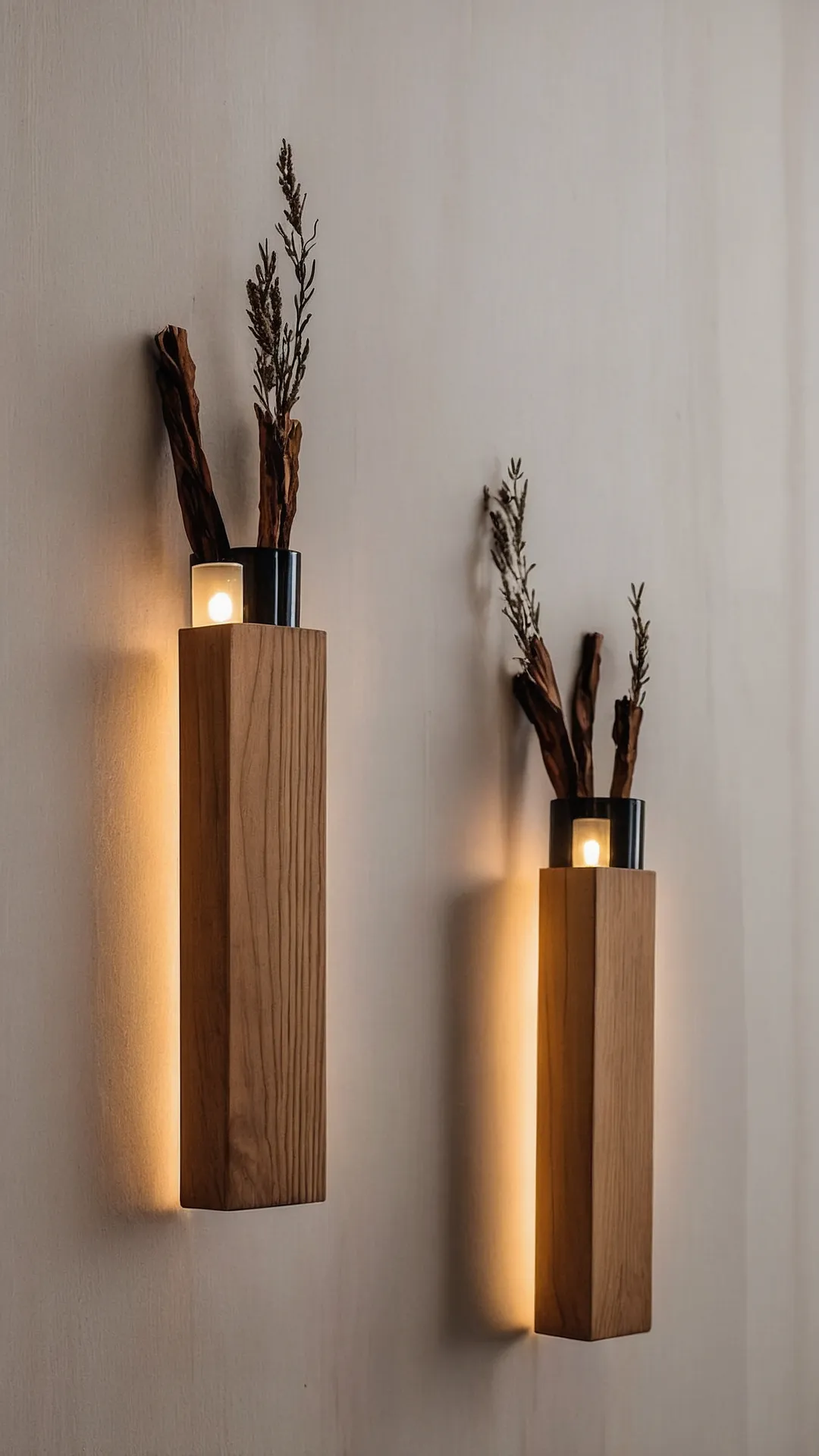 Artistic Wooden Wall Decor for Subtle Sophistication