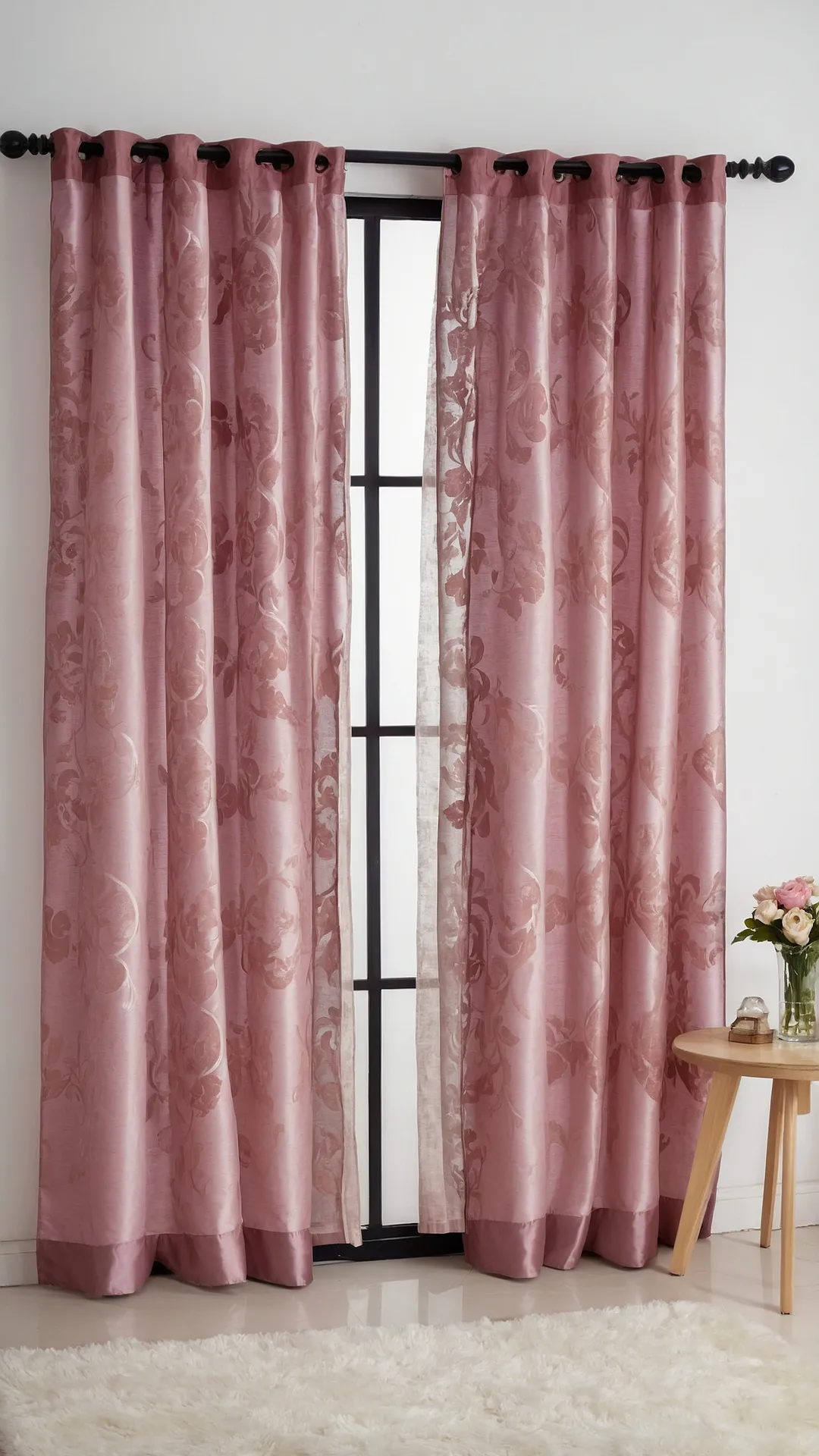 Pink Curtains: Stylish Light Blockers