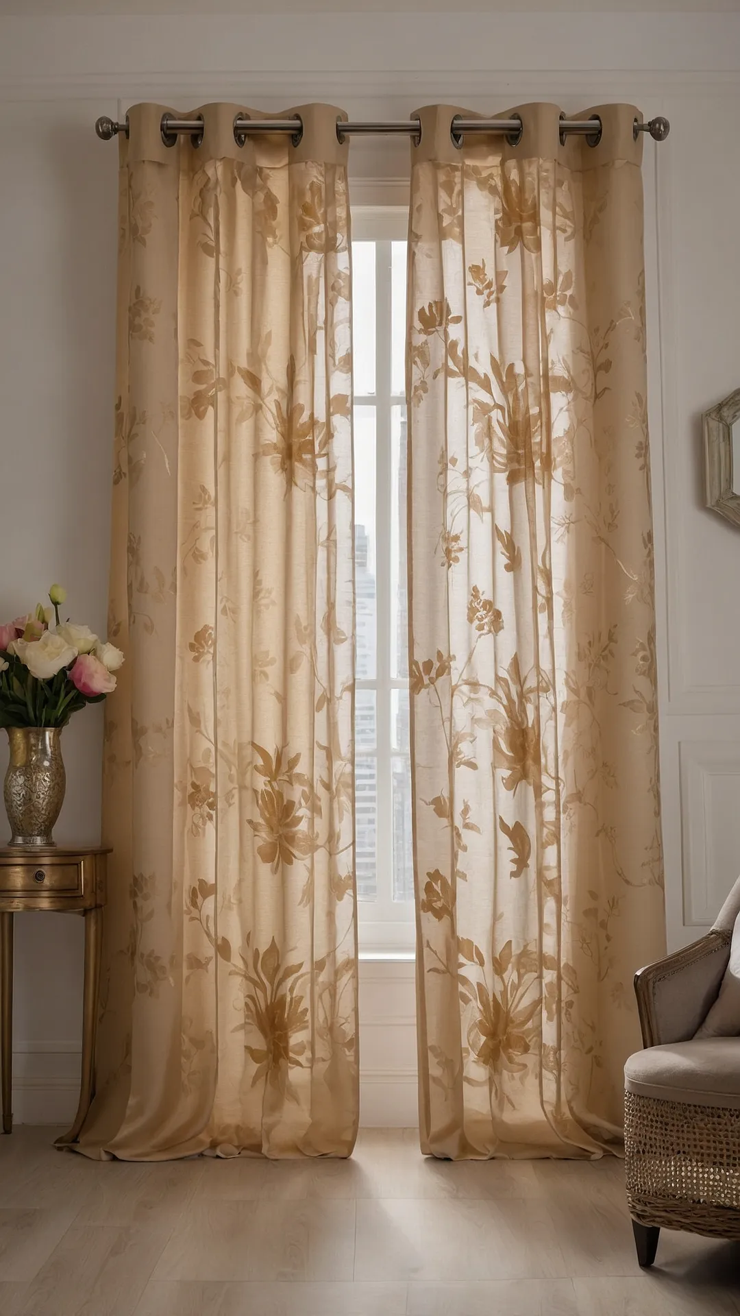 Cozy Gold Drapes for Chill Vibes