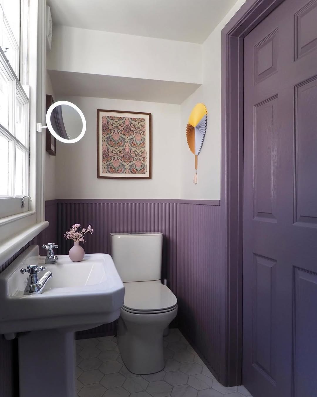 Timeless Appeal with Deep Purple Accents