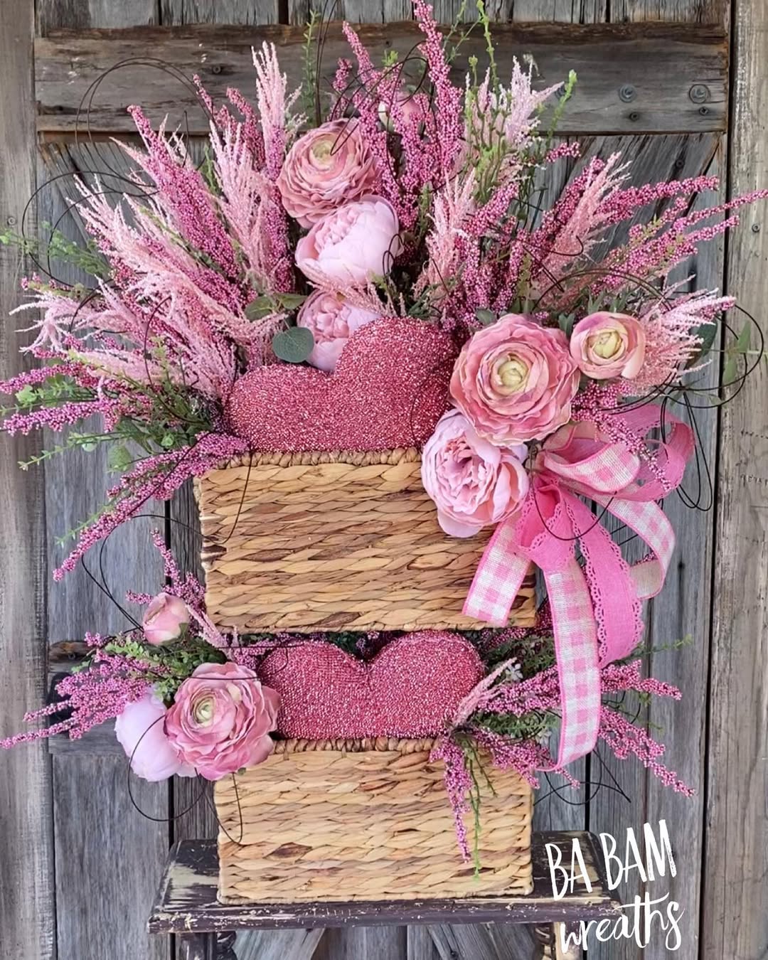 Rustic Baskets Overflowing With Romance