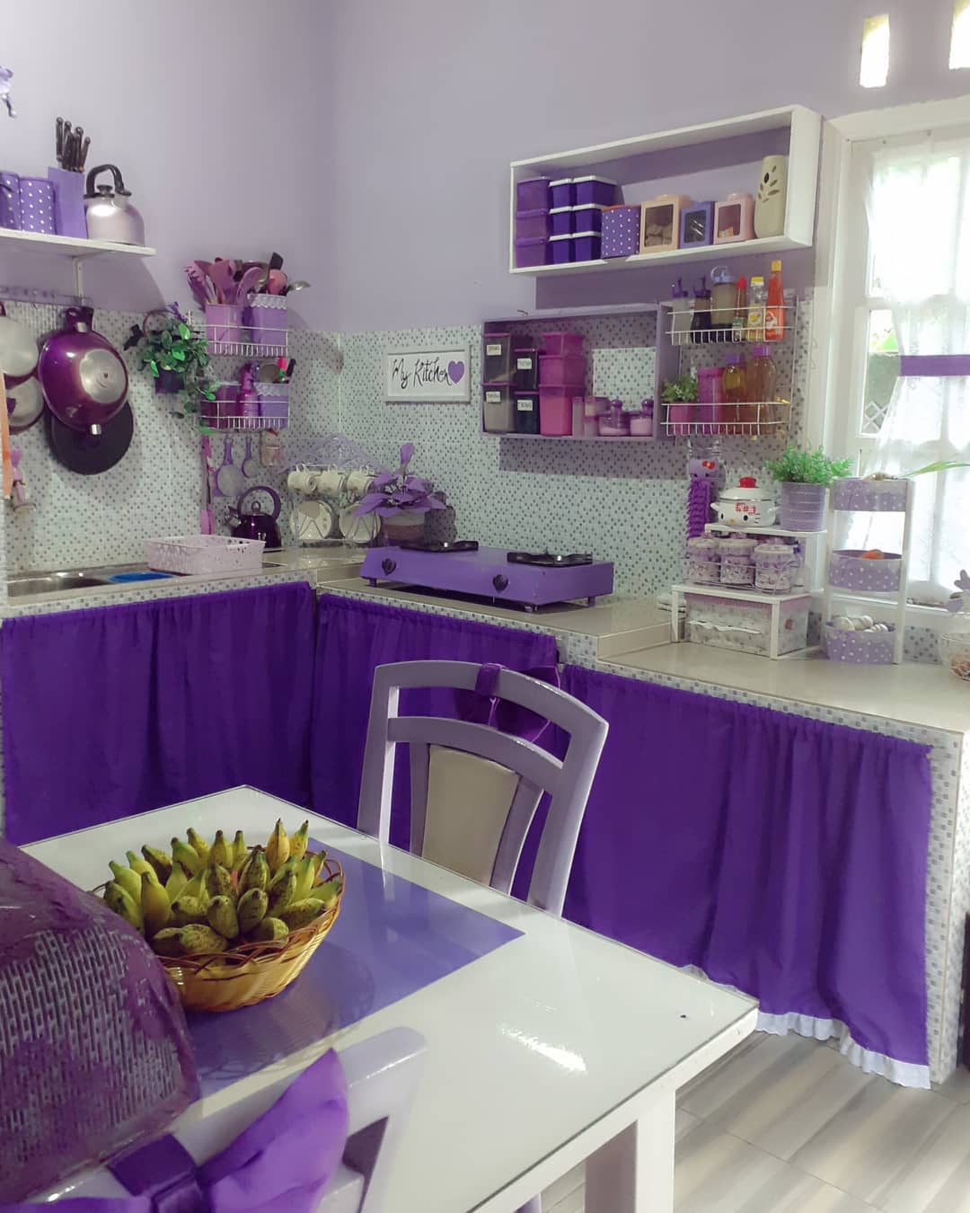 Monochromatic Purple With Playful Details