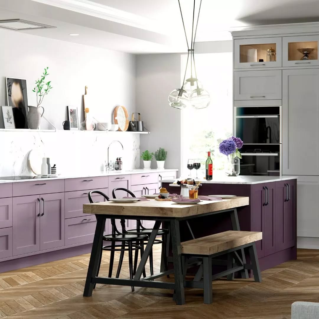 Muted Lavender With Modern Elegance