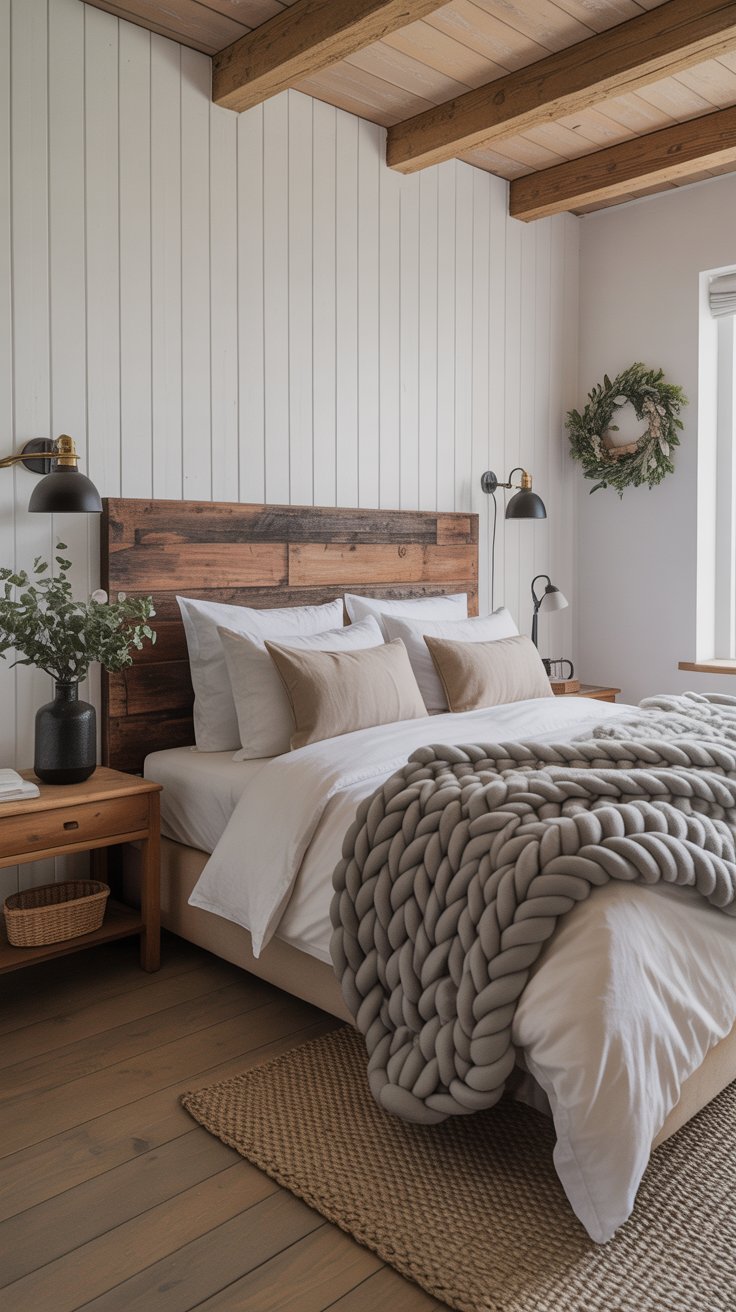 Cozy Rustic Chic Bedroom