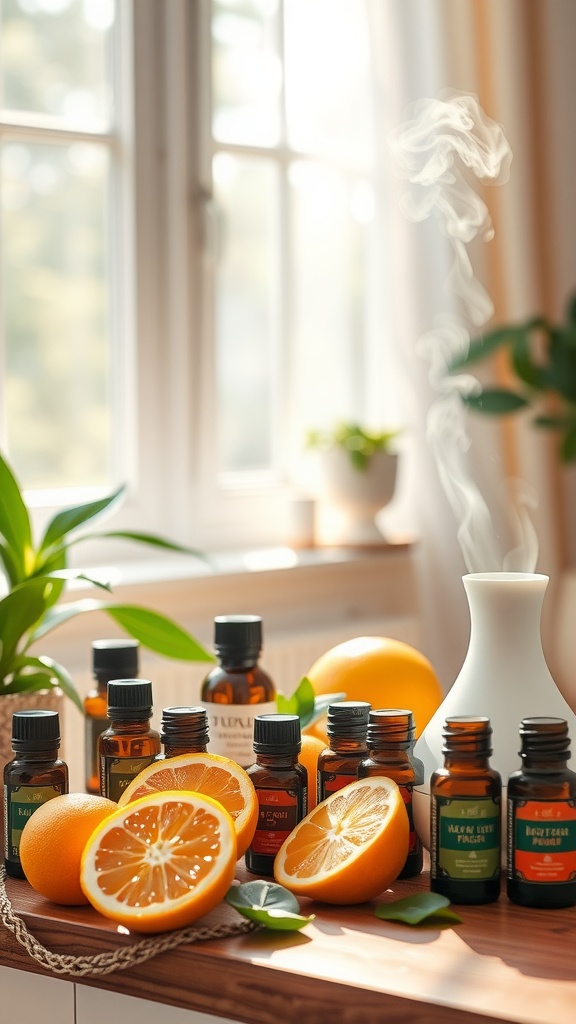 Citrus zest diffuser blends