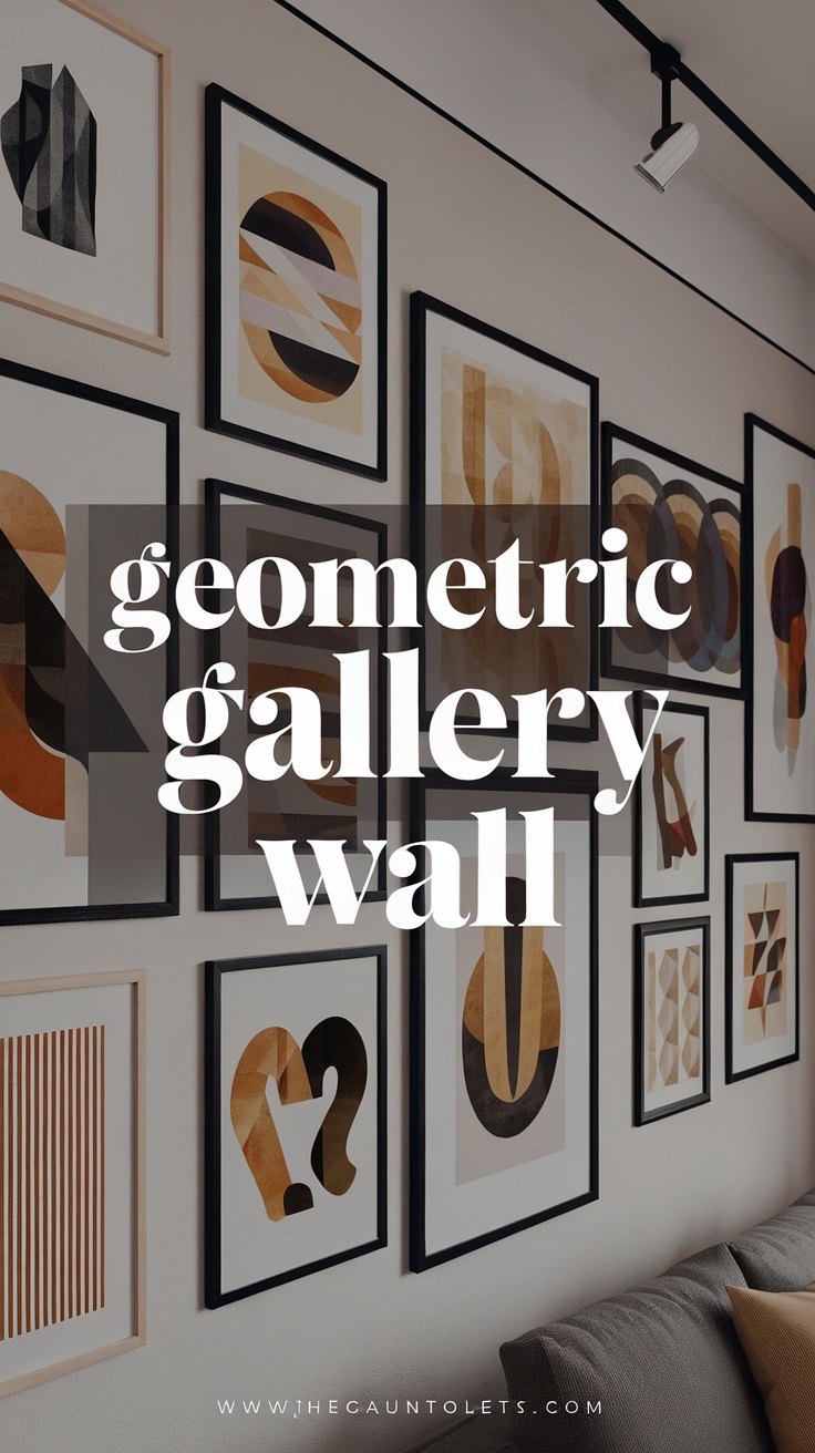 Geometric Gallery Wall