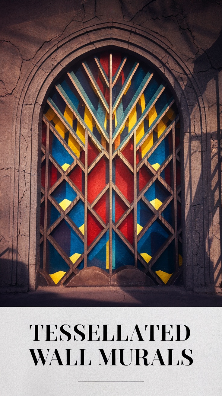 Tessellated Wall Murals