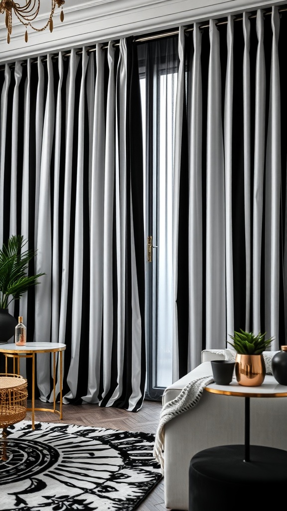 Bold Black & White Contrast Panels