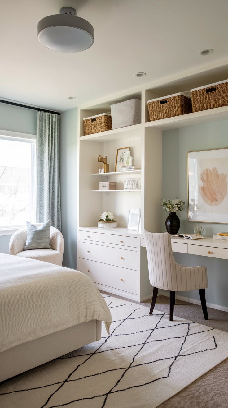 Storage nook in corner