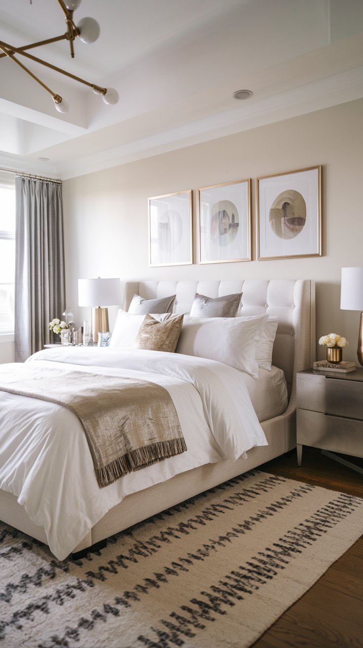 Matte metallic accents