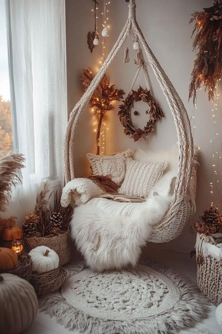 Autumn Cozy Nook Swing