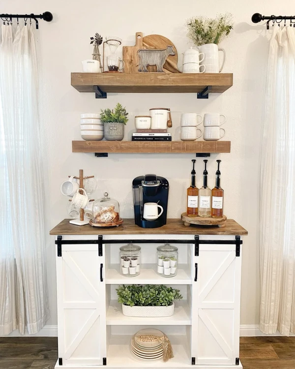 Serene Farmhouse Coffee Retreat