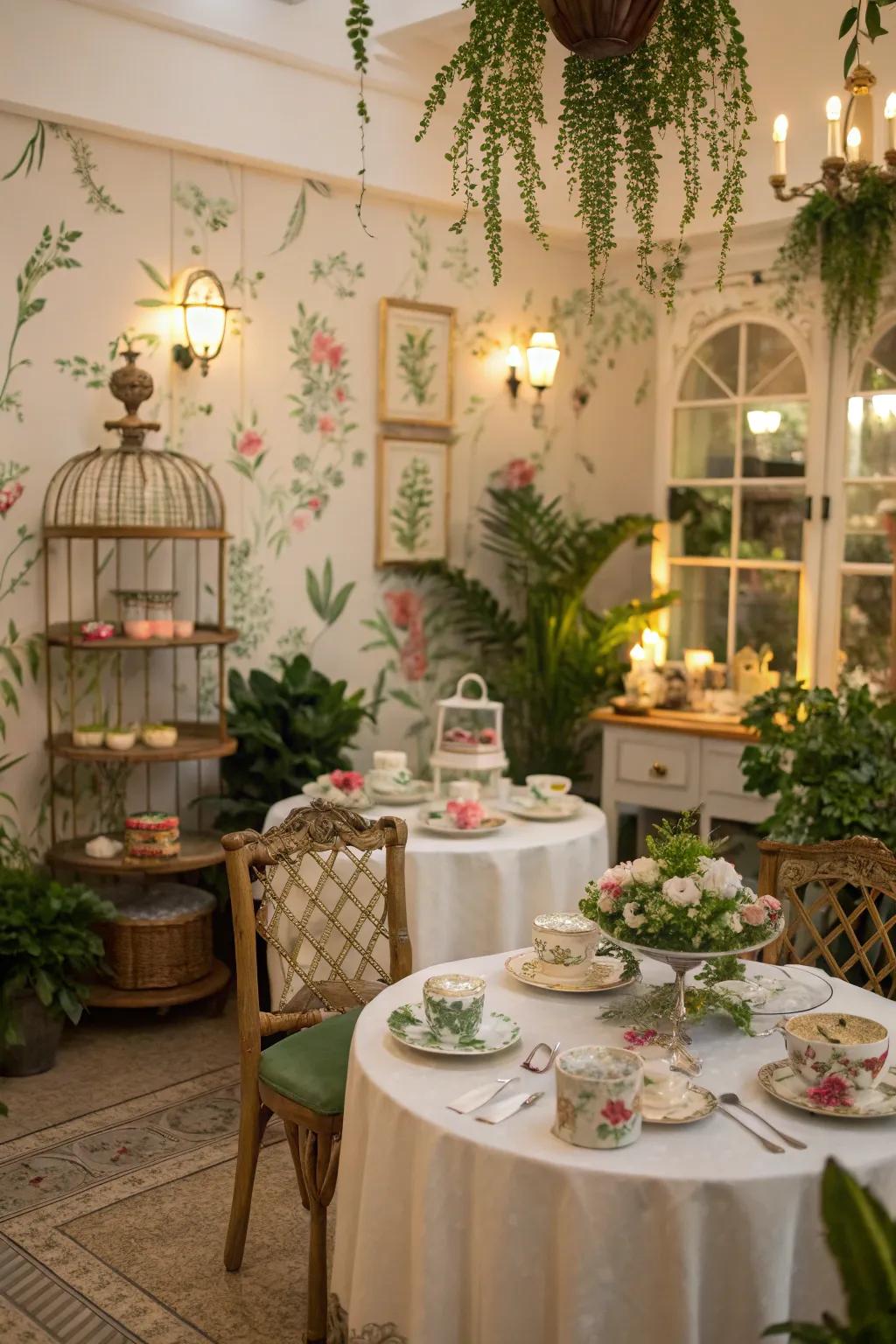Charming Small Tea Room Designs for Cozy Spaces