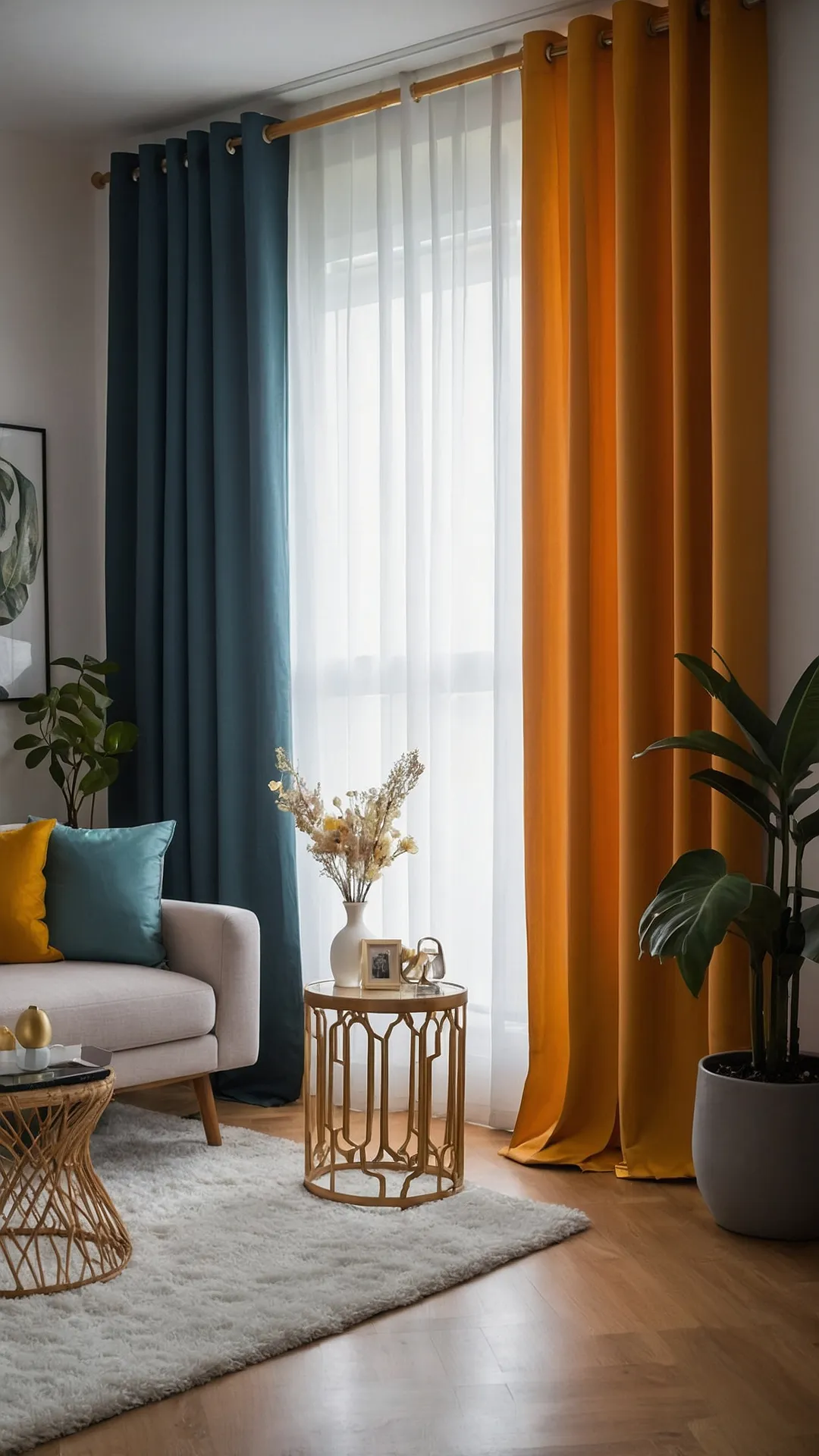 Vibrant Drapery Statements